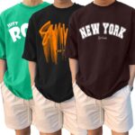 LEOTUDE Men's Cotton Oversized Fit T-Shirt