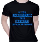 CreativiT Graphic Printed T-Shirt for Unisex Funny Quotes Tshirt